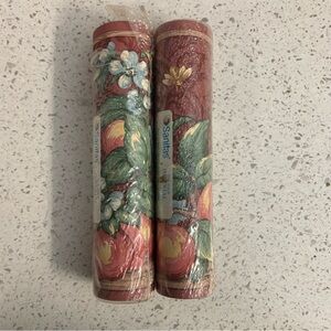 Vintage 90s/00s Kitchen Wallpaper Rolls (2)